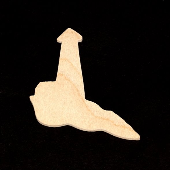 Lighthouse Scene Cutout - Hand Cut Plywood